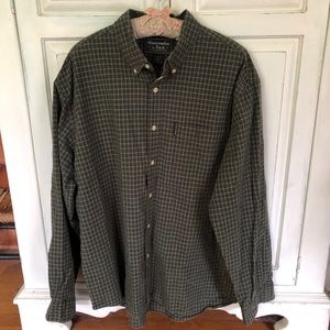 100% cotton plaid Abercrombie button down XL